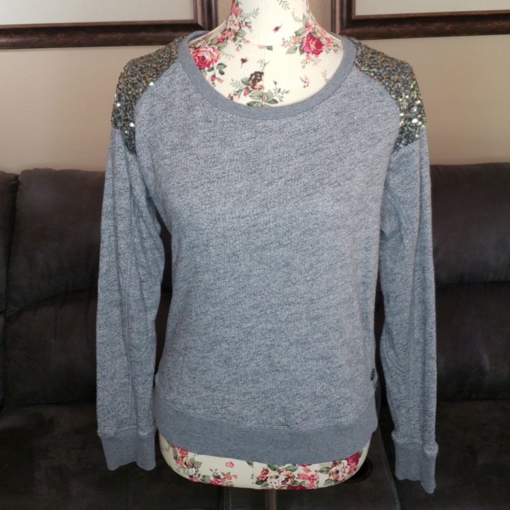 Maison Scotch Chapeau 1 Shirt Top Sweatshirt Gray
